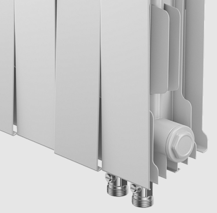 Биметаллический радиатор Royal Thermo PianoForte 300 VDR Silver Satin (12 секций)
