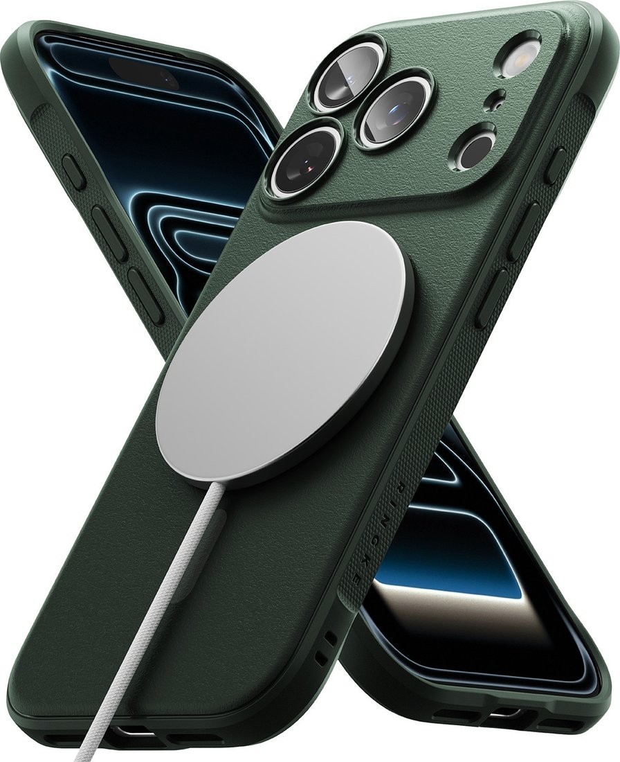 Чехол для телефона Ringke Onyx Magnetic для iPhone 17 Pro (Dark Green)