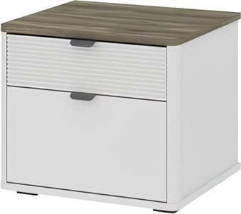 Тумба Anrex Simple 2S (белый/монте/джелато)