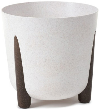 Кашпо Lamela Donica FRIDA 300 ECO wood LA246-05 (белый)