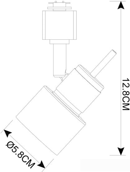 Трековый светильник Arte Lamp Almach A1906PL-1WH