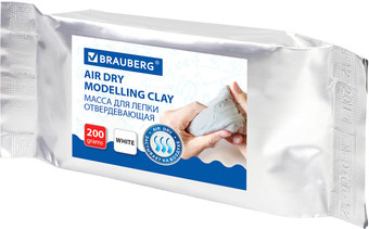 Пластичная масса BRAUBERG 224441 (белый)