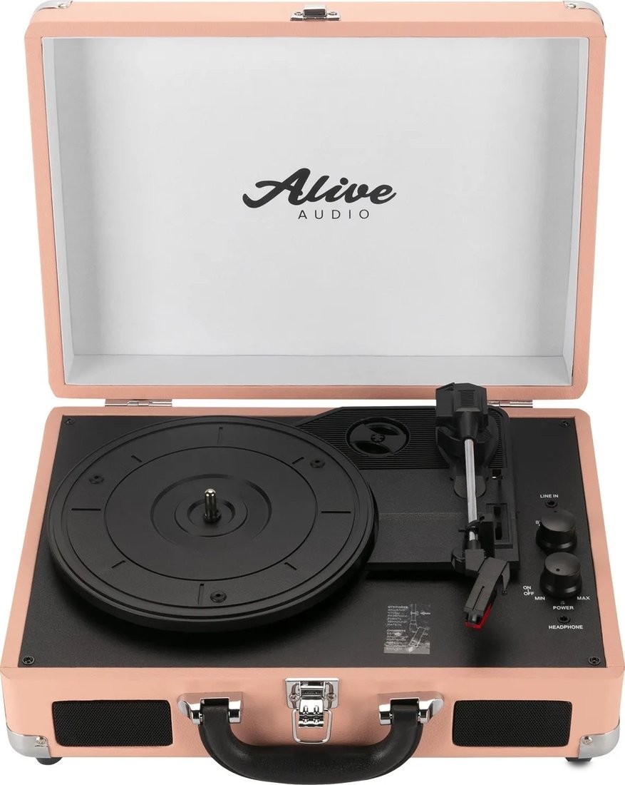 Виниловый проигрыватель Alive Audio Glam Blush