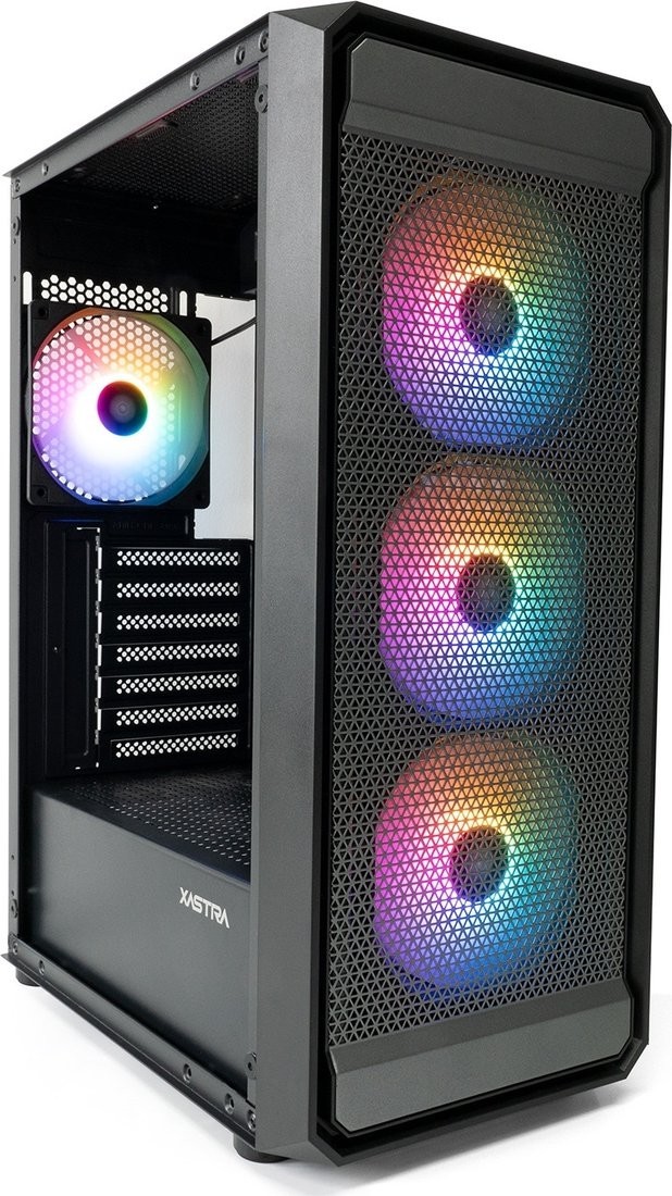 Корпус XASTRA A403 4FRGB (черный)