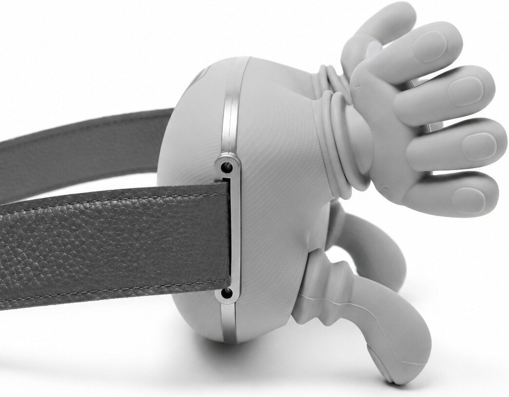 Массажер для шеи и плеч VibeWell P-054 (серый)