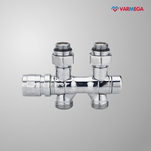 Узел нижнего подключения Varmega 1/2"х3/4"EK VMDV25-200415 (черный)
