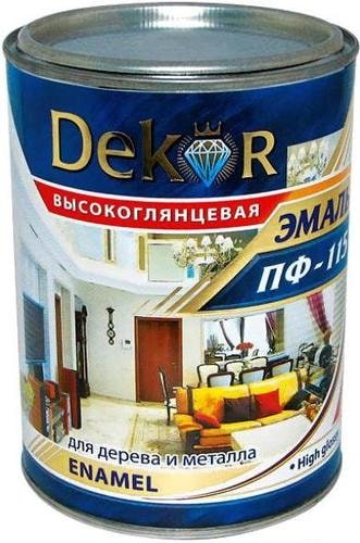 Эмаль Dekor ПФ-115 1.8 кг (ярко-зеленый)
