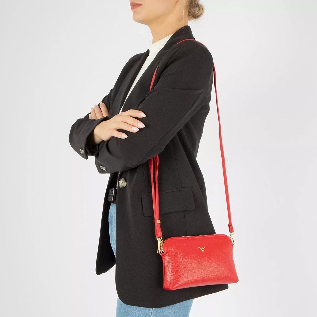 Женская сумка Poshete 886-5009-RED (красный)