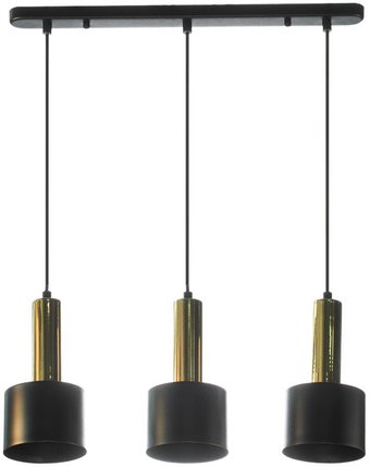 Подвесная люстра Aitin Pro НСБ 01-3х40-101 A8133S/3A (черный/золото)