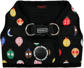 Шлейка-жилетка Puppia Lady Beetle-A PAWA-HB1957-BK-M (черный)