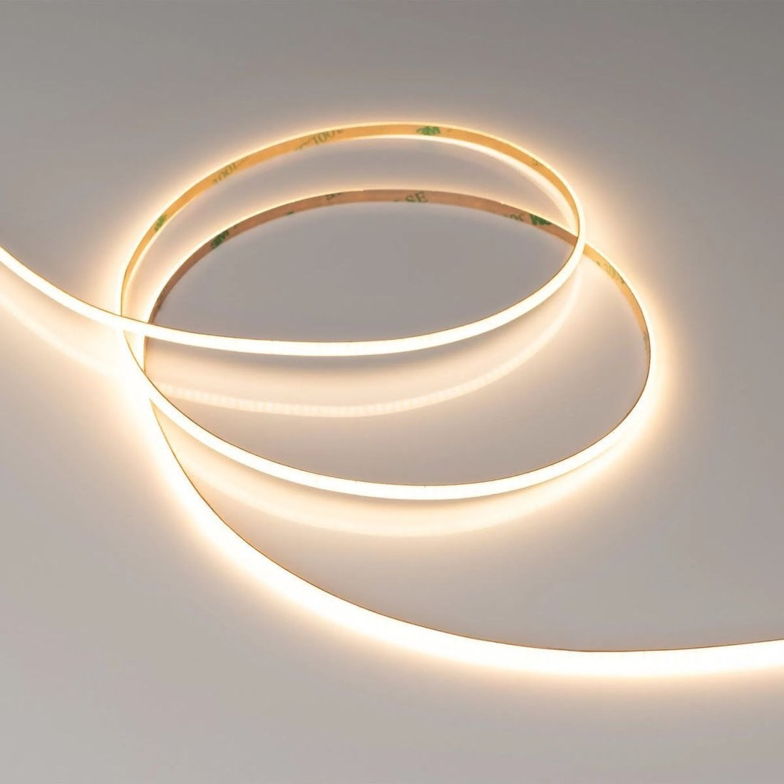Светодиодная лента COB Arlight 10W/m 420LED/m CSPSMD теплый белый 5М COB-X420-4mm 24V 040901