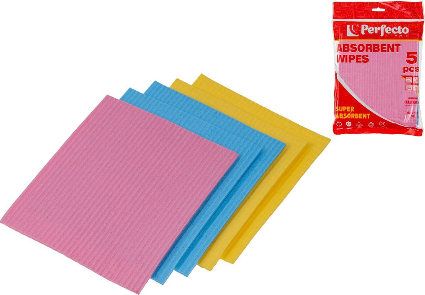 Салфетка хозяйственная Perfecto Linea Super absorbent 54-201704 (5 шт) Салфетка хозяйственная Perfecto Linea Super absorbent 54-201704 (5 шт)