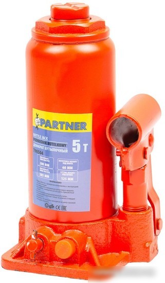 Бутылочный домкрат Partner PA-T90504 (5т)