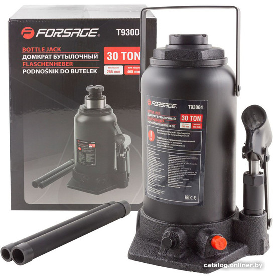 Бутылочный домкрат FORSAGE F-T93004(DS) 30т Бутылочный домкрат FORSAGE F-T93004(DS) 30т