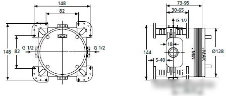 Монтажная коробка Ideal Standard A1000NU