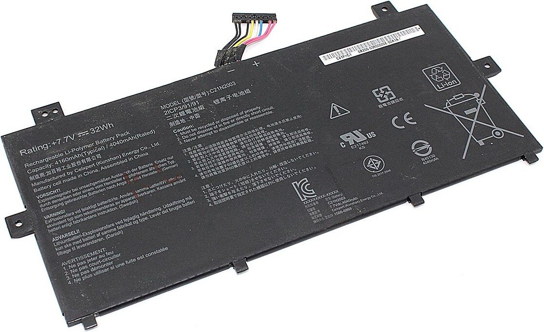Аккумуляторы для ноутбуков ASUS C21N2003 Аккумуляторы для ноутбуков ASUS C21N2003