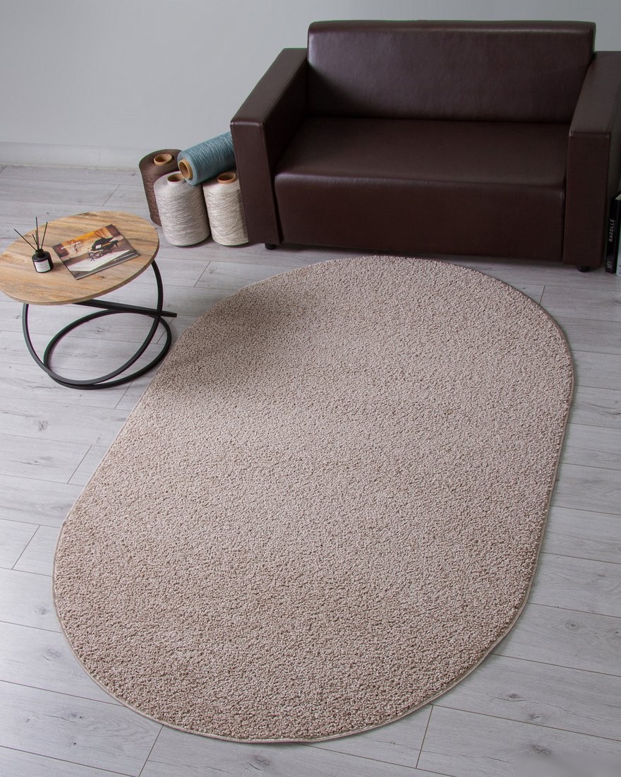 Ковер для жилой комнаты Merinos Lana T600-OVAL-BEIGE 6 (2x4)