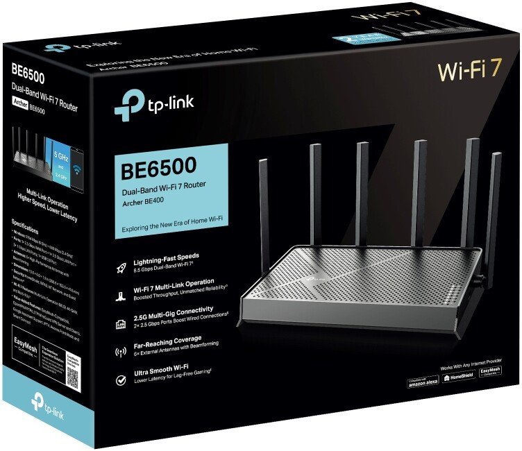 Wi-Fi роутер TP-Link Archer BE400