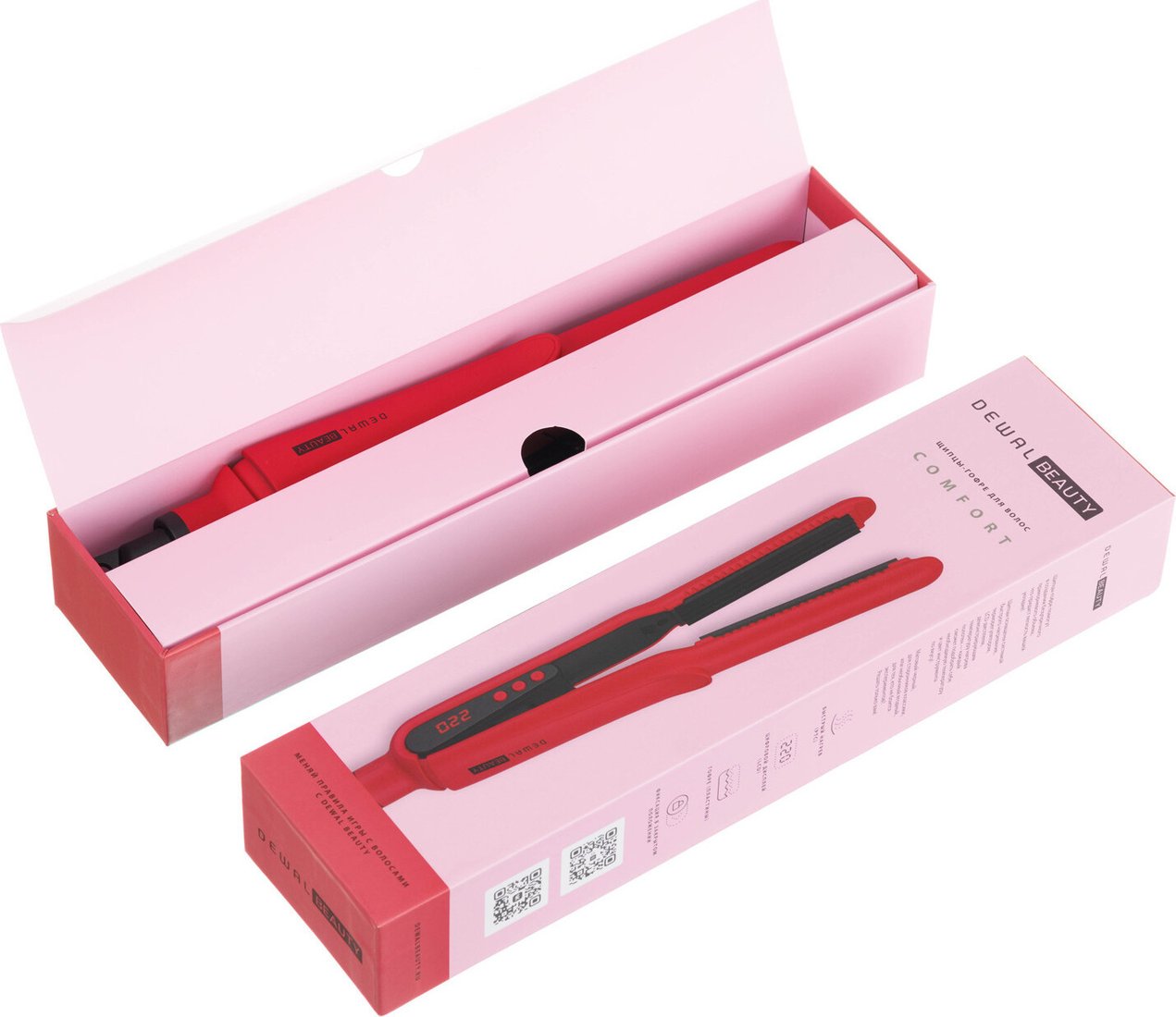Щипцы-гофре Dewal Beauty Comfort HI4101W-Berry