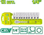 Набор трещотка с головками Dyllu DTST4212 (12 предметов)