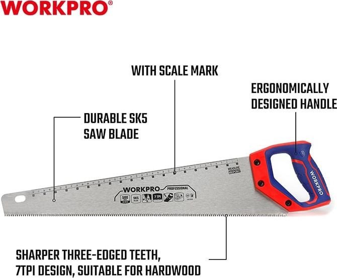Ножовка Workpro WP215007
