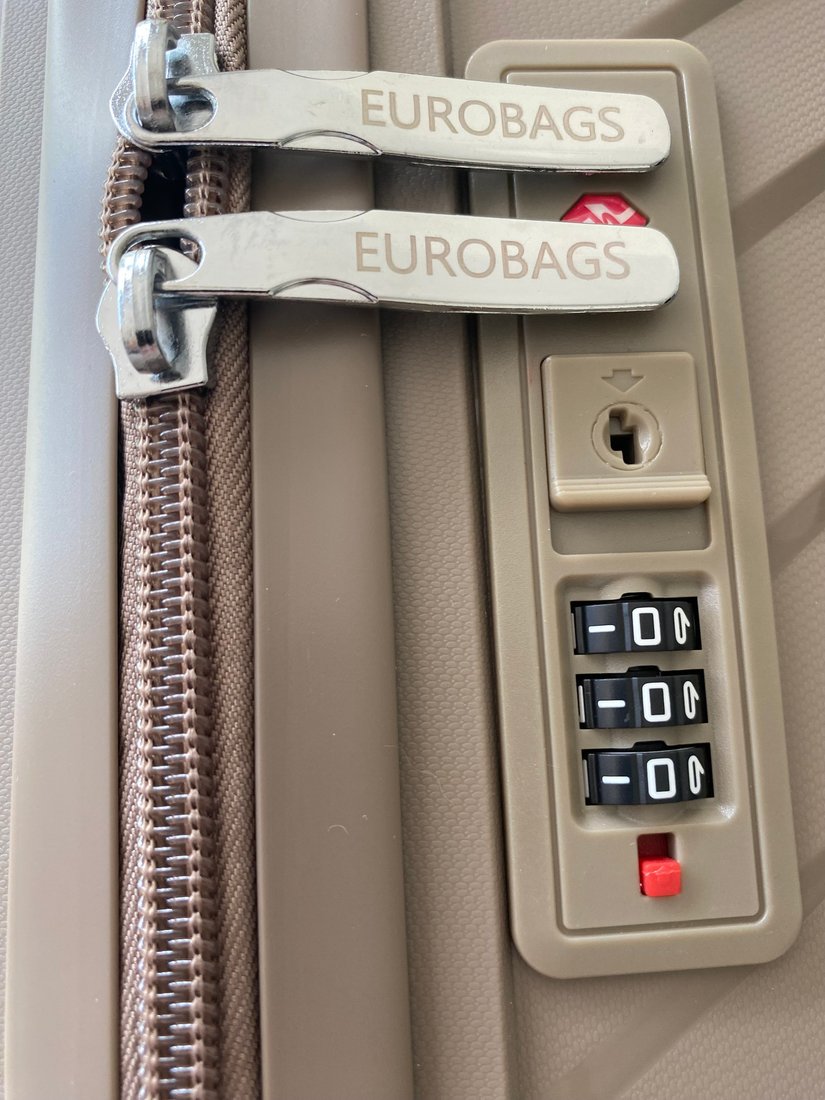 Чемодан-спиннер Eurobags PP-N99 (S, бежевый)
