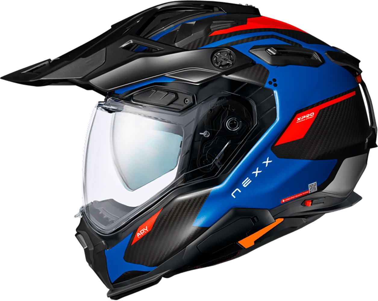 Мотошлем Nexx Helmets X.WED3 Keyo (L, синий/красный)