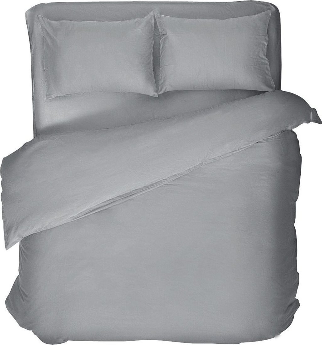 1.5-спальный комплект постельного белья Verossa Melange 1.5сп 70x70 775839 (Silver)