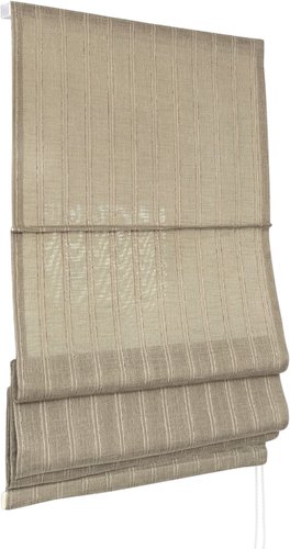 Мини римская штора Delfa Мини GMB Sanfor 3409 СШД-01М 550/169 (81x160, бежевый)