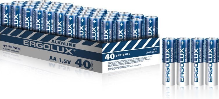 Батарейка Ergolux LR03 Alkaline Promo BOX40 1.5В