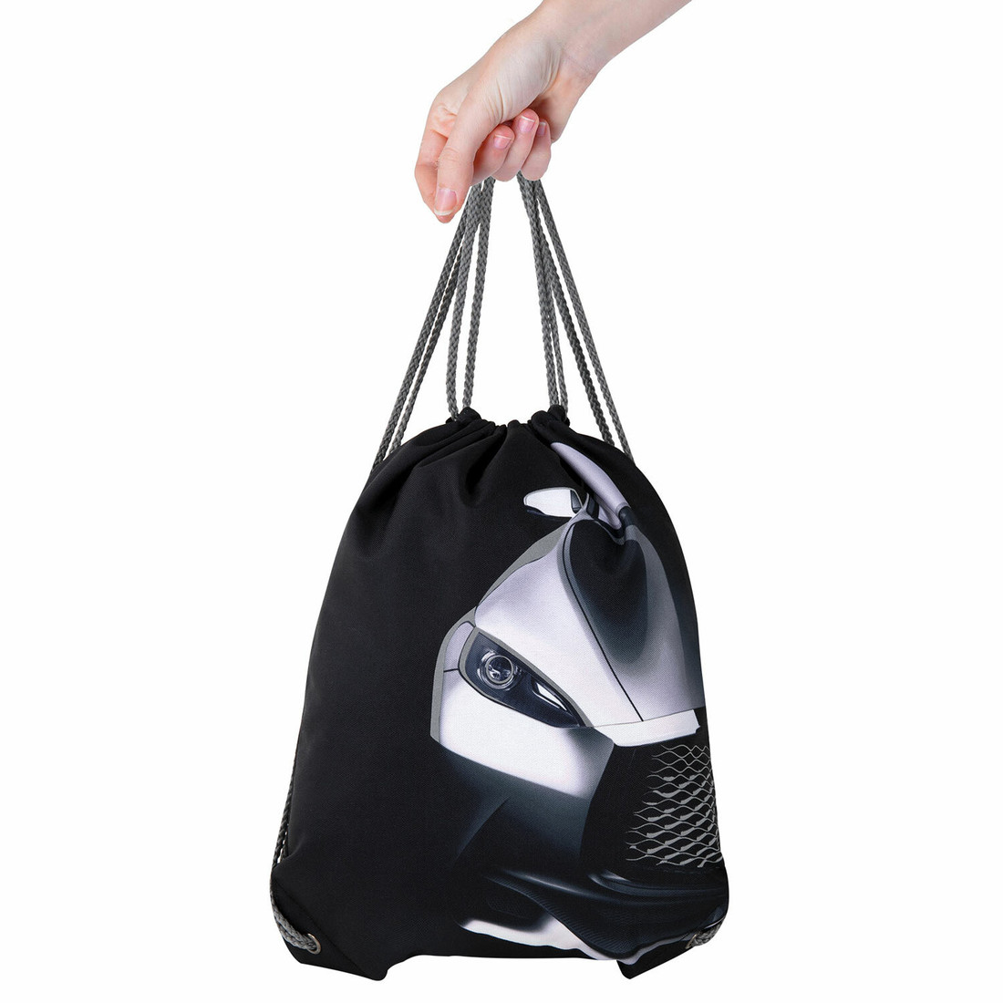 Мешок для обуви BRAUBERG Premium. Black Car 271623