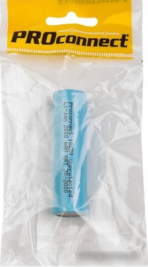 Аккумуляторы PROconnect 18650 2000mAh 30-2000-01