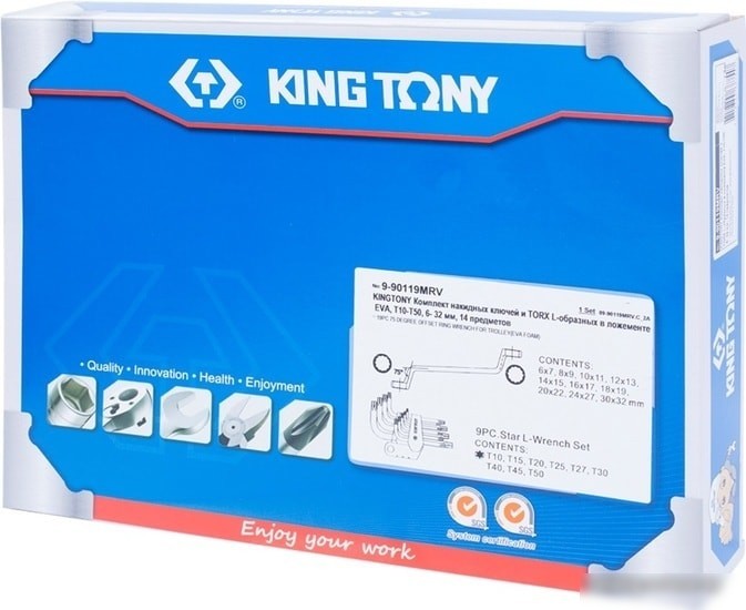 Набор ключей King Tony 9-90119MRV (19 предметов)