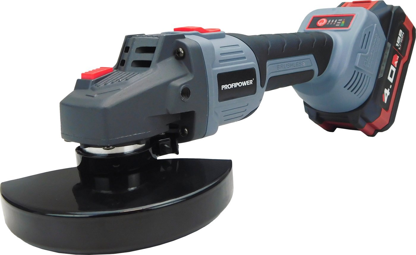 Profipower ProfiSet-4F18 E0093 (шуруповерт, гайковерт, болгарка, перфоратор, 2 АКБ, кейс)