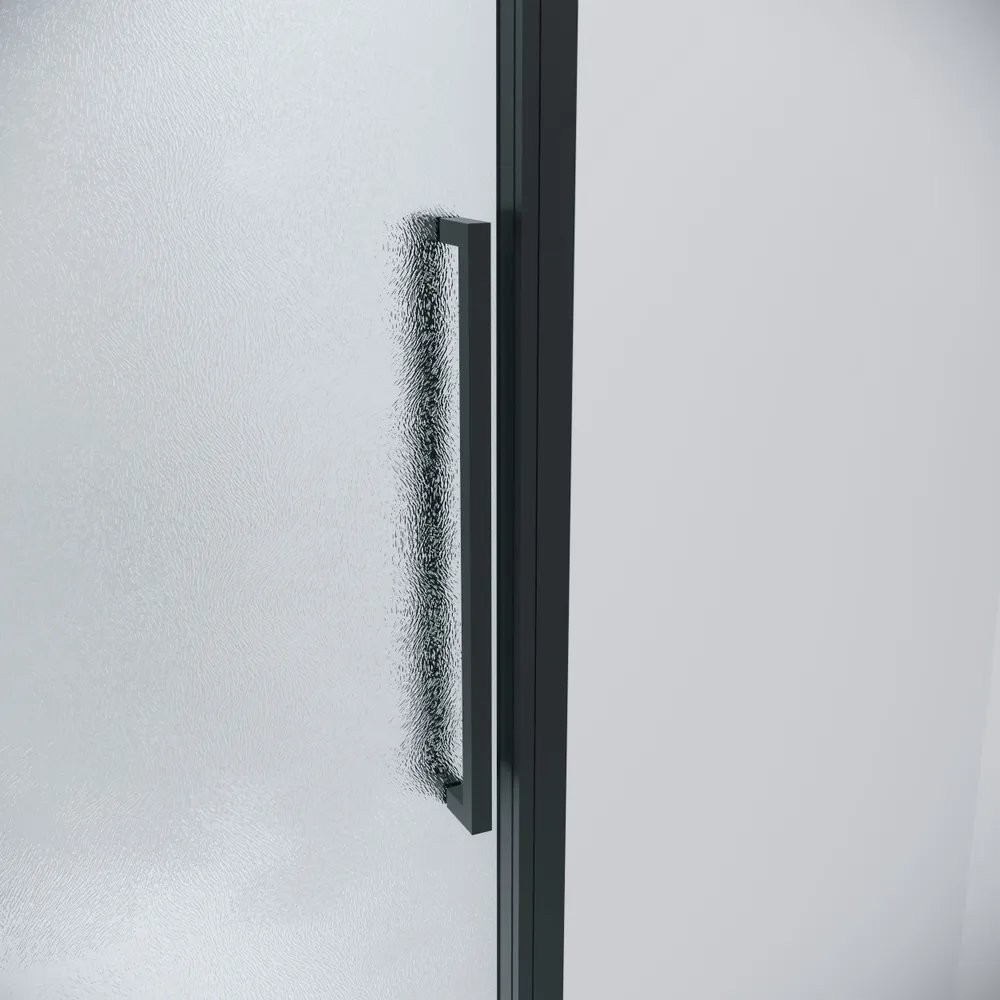Душевой уголок Grossman Cosmo 110x100x195 120.K33.02.1110.21.02 (черный матовый/стекло шиншилла)