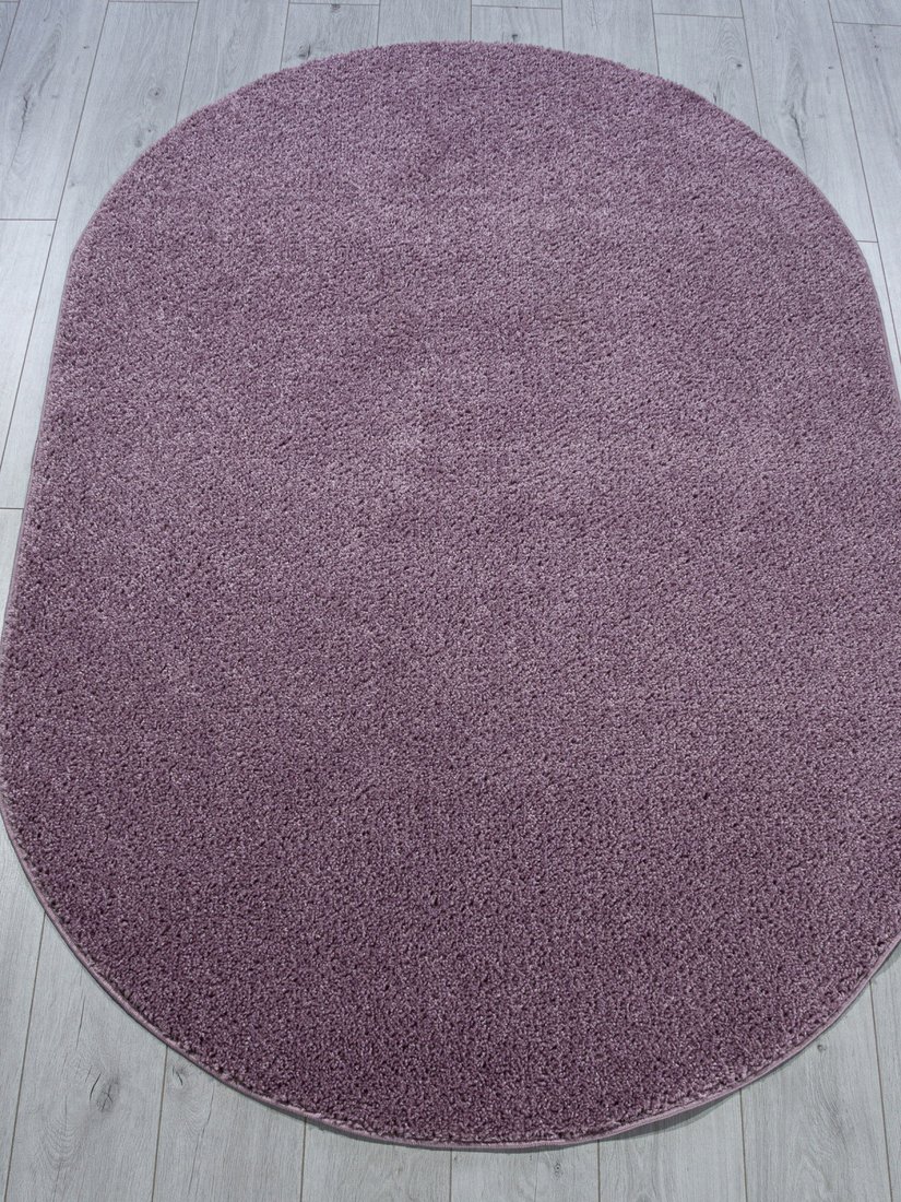 Ковер для жилой комнаты Merinos Lana T600-OVAL-PURPLE (1.5x3)