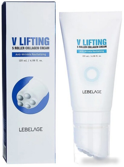 Lebelage Крем для лица V Lifting 5 Roller Collagen Cream (120 мл)