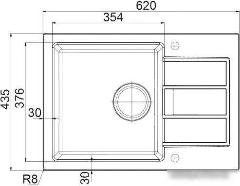 Кухонная мойка Franke Sirius 2.0 S2D 611-62 (435) Tectonite 143.0628.361 (белый)