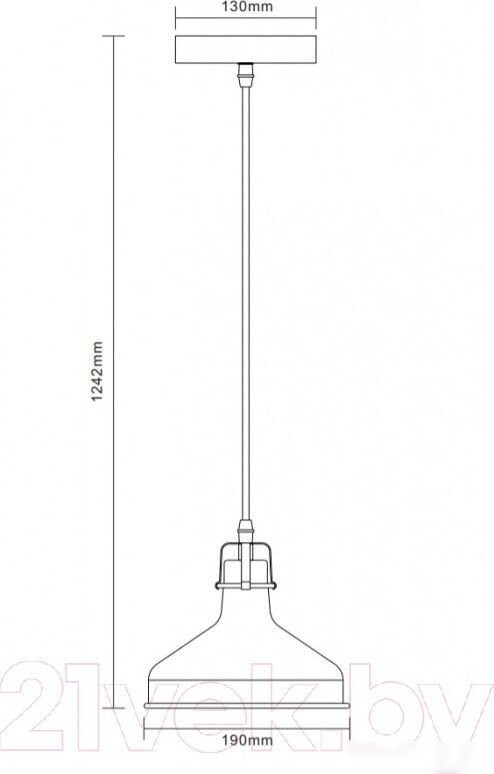 Подвесная люстра Camelion PL-425S C73 13024 (серый+медь)