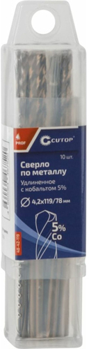 Набор сверл Cutop Profi 48-42-119 (10 шт)