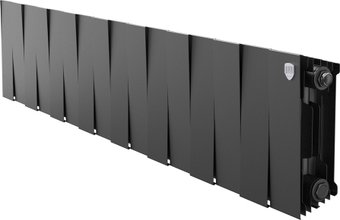 Биметаллический радиатор Royal Thermo PianoForte 200 Черный - 16 секций