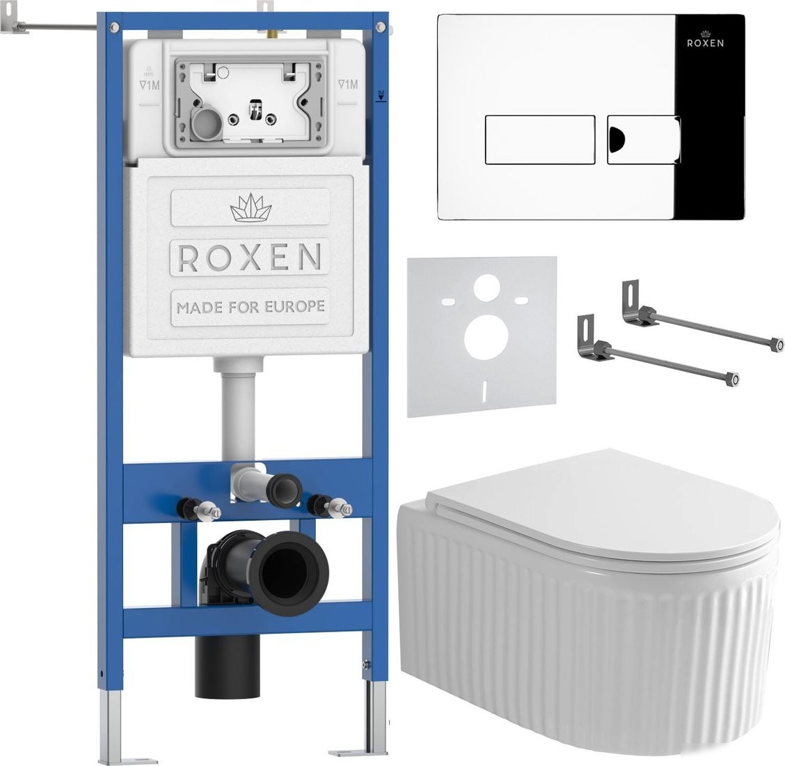 Унитаз подвесной Roxen StounFix Dual Fresh 968213