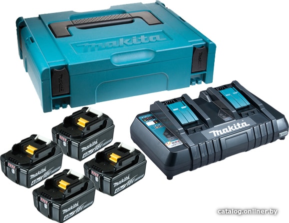 Аккумулятор с зарядным устройством Makita BL1850B + DC18RD (18В/5.0 а*ч + 18В) Аккумулятор с зарядным устройством Makita BL1850B + DC18RD (18В/5.0 а*ч + 18В)