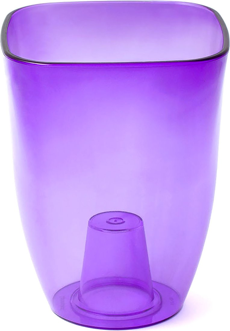 Кашпо Optimplast Т3507 (2.5л, прозрачно-фиолетовый)