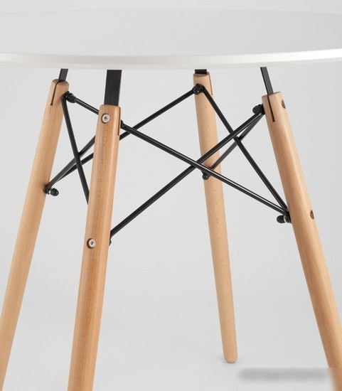 Обеденный стол Stool Group Eames DSW D80 (белый)