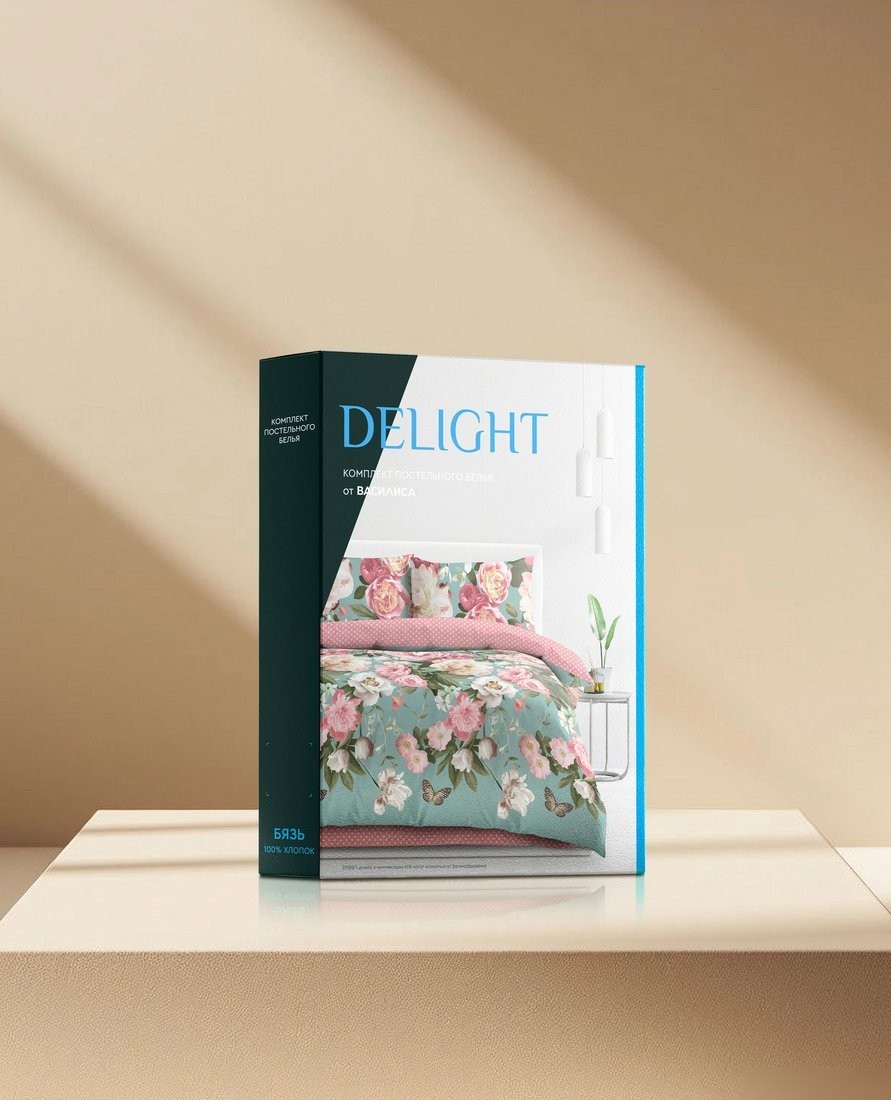 Евро комплект постельного белья Василиса Delight Евро 70x70 20270/1