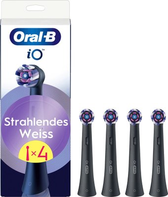 Сменная насадка Oral-B iO Strahlendes Weiss WB-4 (4 шт, черный)