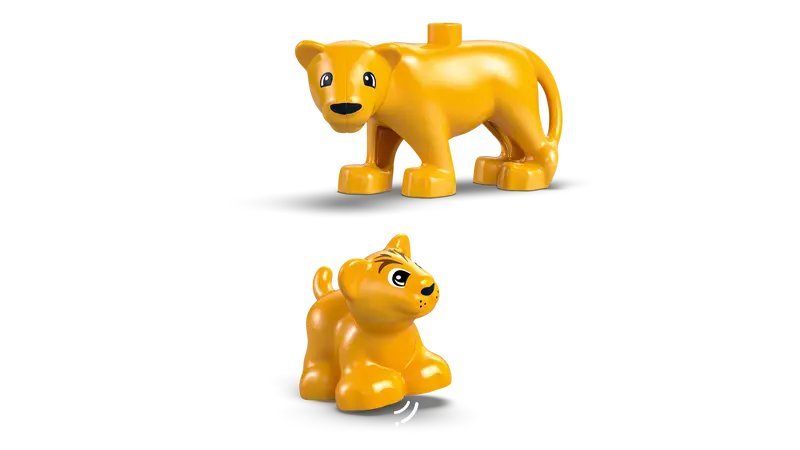 Конструктор LEGO Duplo Семейства диких животных: Пингвины и Львы 10442