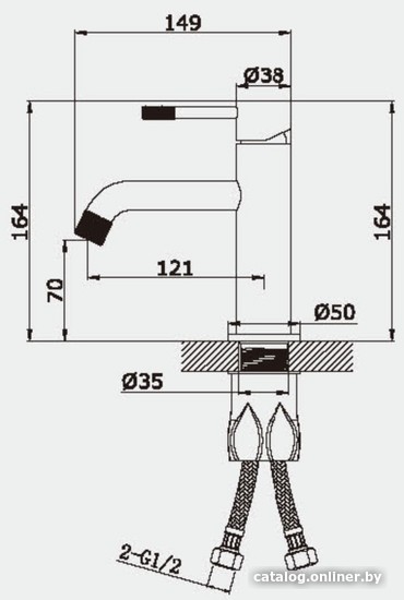 Смеситель Vieir 402511-F