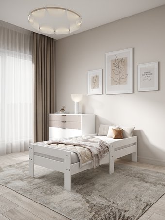 Кровать-тахта EcoWood Флорида-2 с ящиками 80х180 ECO.001.00061.80-180.101SE